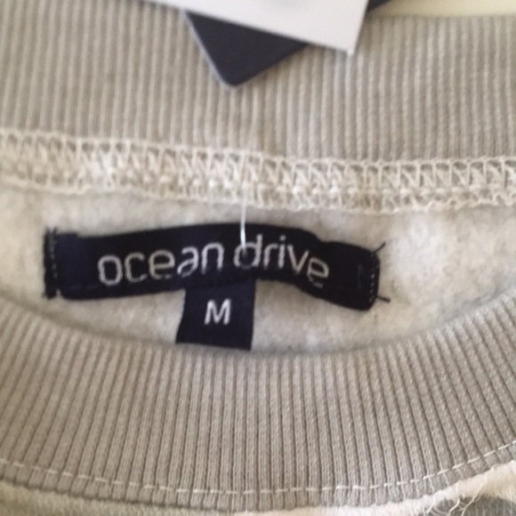 Ocean Drive Crewneck Sweatshirt Oversized Camouflage Medium - Picture 4 of 13